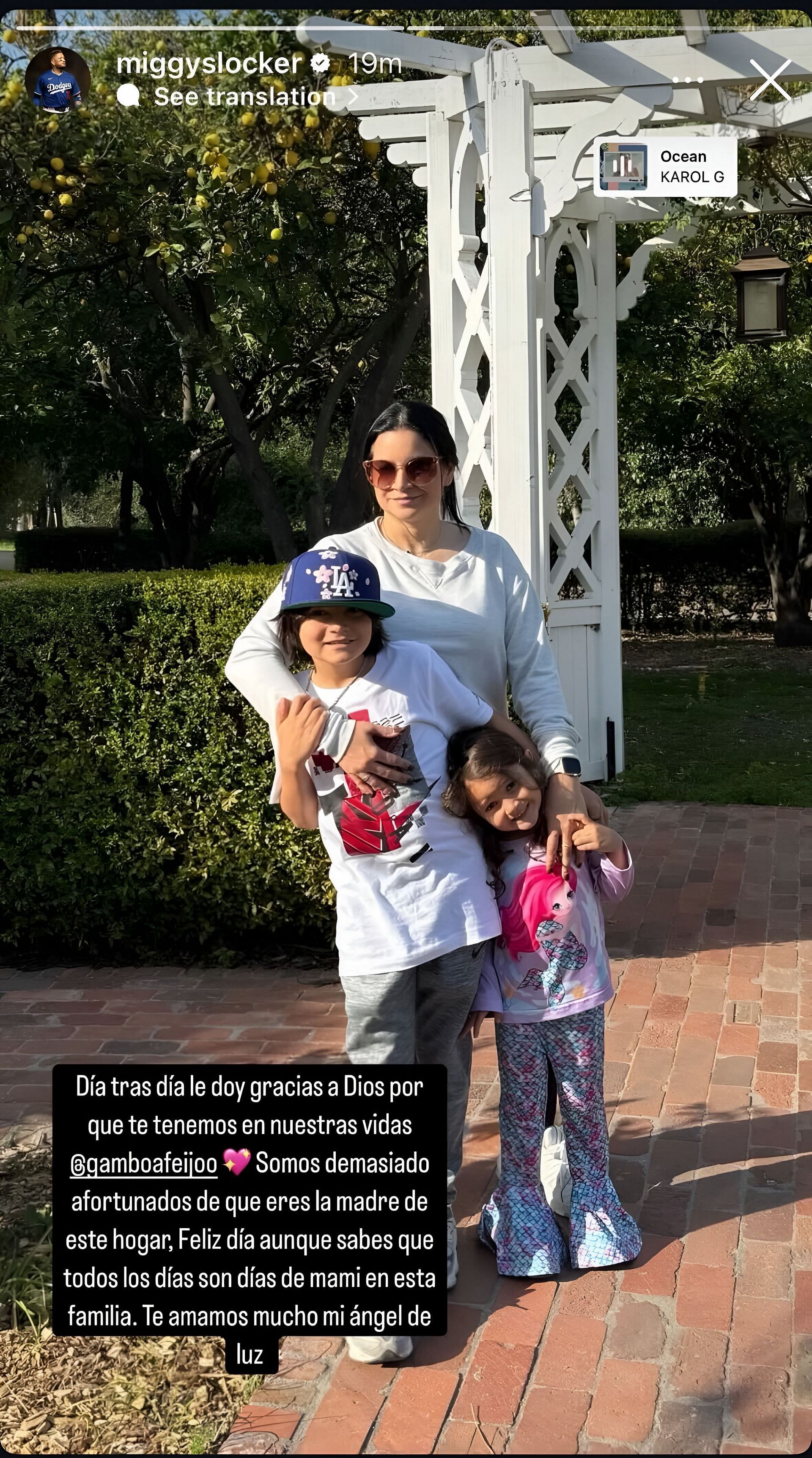 @miggyslocker IG Mother's Day post